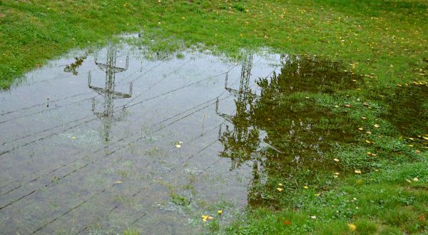 Flooded Yard Drainage Installation in Lansing