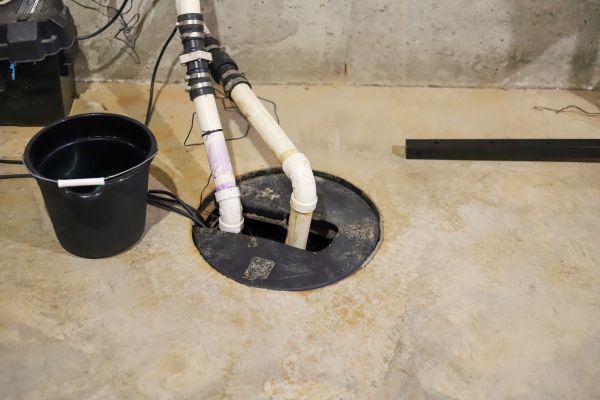 Basement Drainage Installation in Lansing